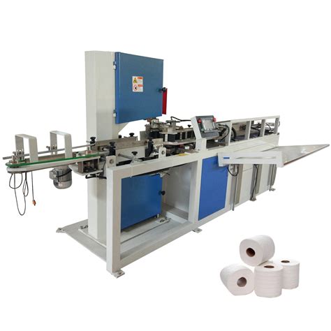 China Automatic Band Saw Cutter Small Toilet Paper Roll Cutting Machine China Toilet Paper