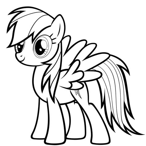 Rainbow Dash Lineart By Ikillyou121 On Deviantart