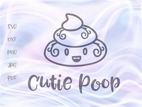 Poop Emoji Svg Files For Cricut Cute Dog Poop Bag Sign Dog Mom Etsy