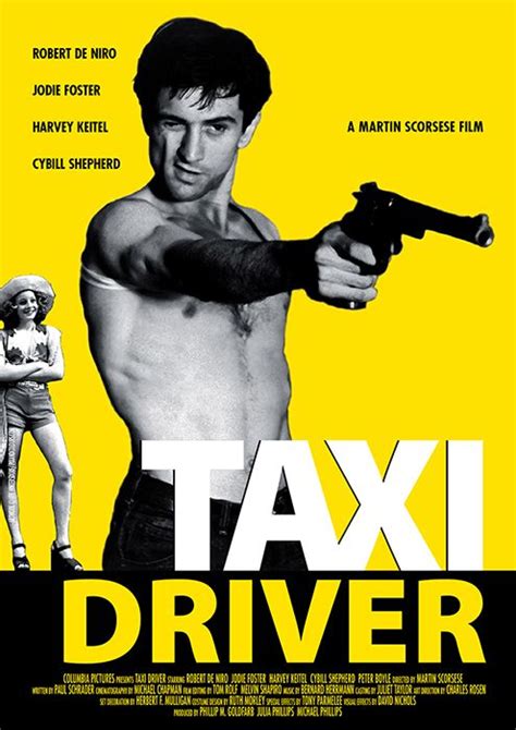 Movie Poster For Taxi Driver By Martin Scorsese 1976revival 2006