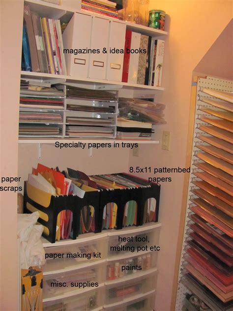 My New Scraproom Craft Room Organization Scrapbook