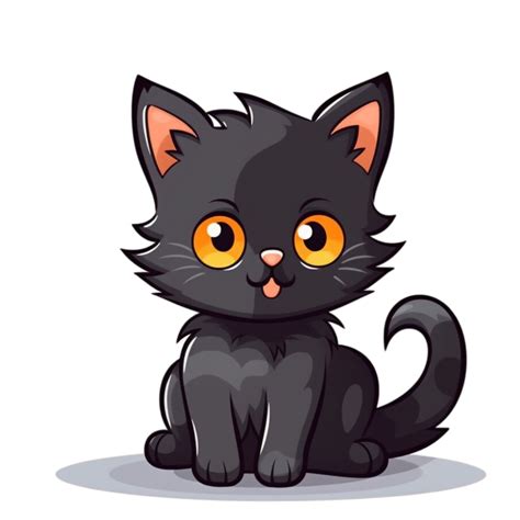 Black Cat Cartoon Illustration Png 27143211 Png