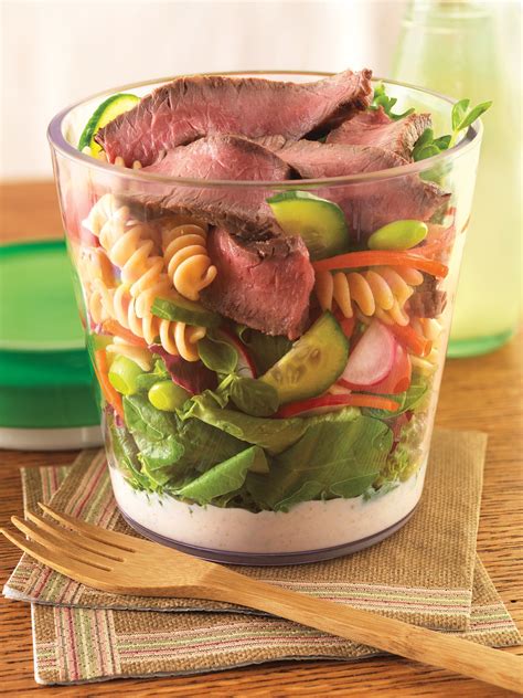Layered Beef Salad On The Go Beef Loving Texans