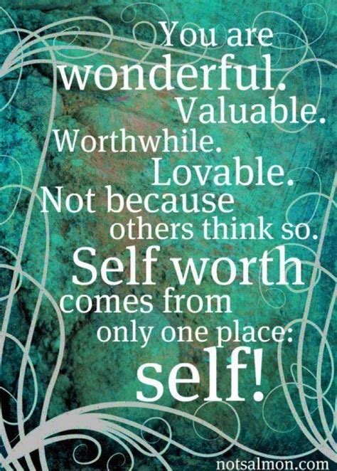 Self Worth Belles Phrases Citation Être Heureux