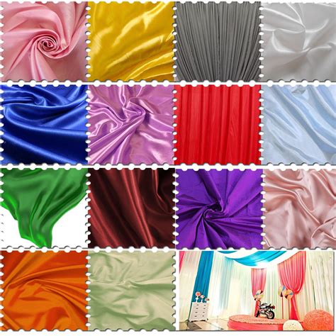 15m X 10m Ice Silk Fabric Backdrop Swag Curtains For Wedding Etsy Uk