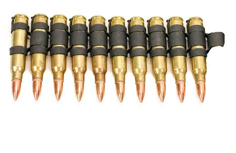 m16 223 bullet belt extension 5 11 round brass shell copper tips