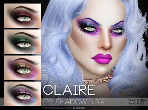 Eyeliner In 30 Colors Found In Tsr Category Sims 4 Female Eyeshadow