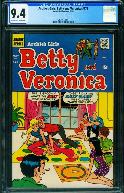 Archies Girls Betty And Veronica 173 Cgc 94 Suggestive