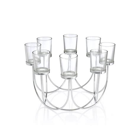 Beautiful Tea Light Glass Candle Holder Wedding Christmas Table Centrepiece 5060151457943 Ebay