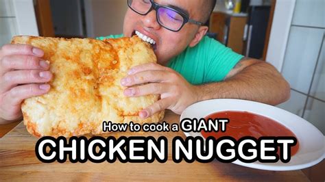 How To Cook A Giant Chicken Nugget Youtube