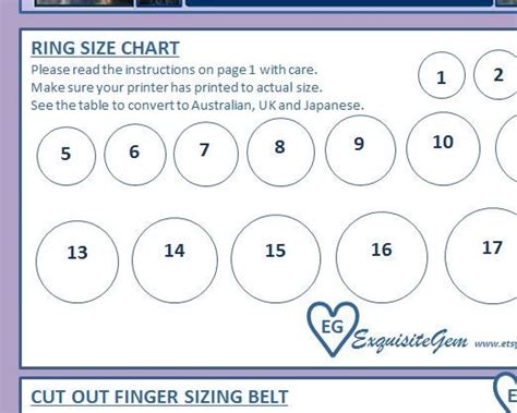 Use The Crisp Pdf From Factorydirectjewelrycom Printable Ring