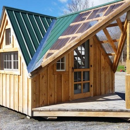 Here is a design for a two story 214 square foot tiny home. Writer,s Haven | Tiny house kits, Shed, Shed plans