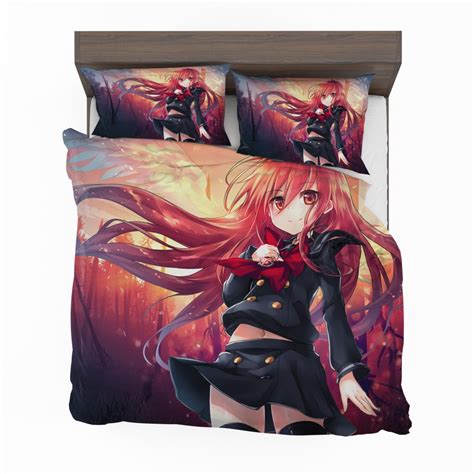 Anime Girl Fire Angel Bedding Set Ebeddingsets