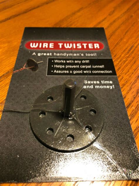 1 Wire Twister Home Repair Drill Bit Tool Electrical Plumbing Crafts