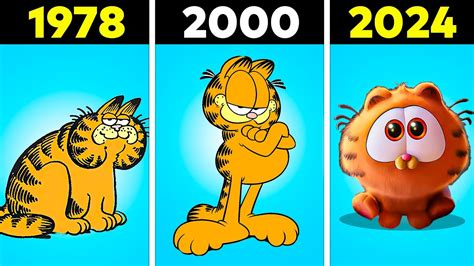 Garfield Evolution In Movies And Tv Shows 1978 2024 Youtube