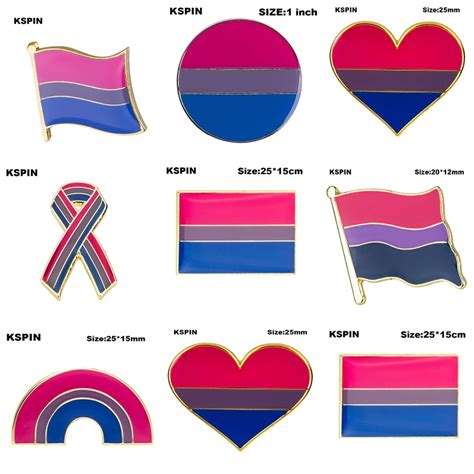 Bisexual Pride Lgbt Pride Badge Lapel Pin Broochbadges Aliexpress