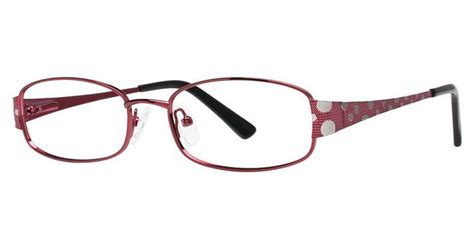 Modern Optical International Genevieve Boutique Collection Eyeglass Frame Posh With Polka Dots