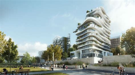 Organic And Asymmetrical Tower In Paris By Mad And Biecher Architectes