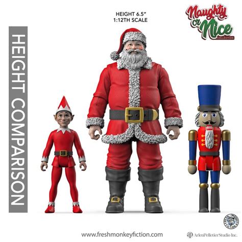Naughty Or Nice Collection Zombie Santa Bbts Exclusive Figure