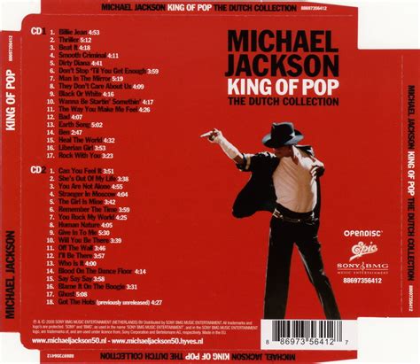 Entre Musica Michael Jackson King Of Pop The Dutch Collection 2 Cds