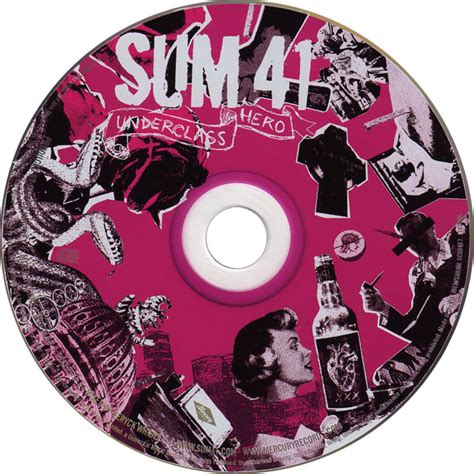 Carátula Cd De Sum 41 Underclass Hero Portada