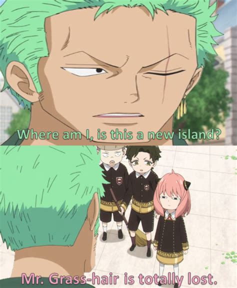 Anya Meets Zoro Crossover Know Your Meme