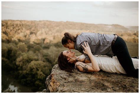 Kissing On Cliffs And Waterfall Frolics In This Epic Engagement Shoot Love Inc Maglove Inc