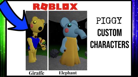 Custom Characters Piggy Roblox Characters Names