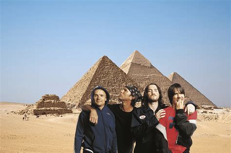 The Red Hot Chili Peppers Are Playing A Gig In Front Of The Egyptian