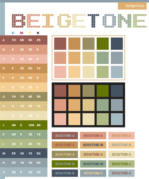 Beige Tone Color Schemes Color Combinations Color Palettes For Print