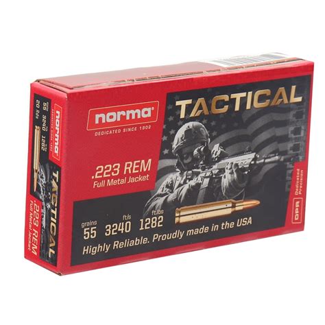 10 different figures to collect in series 1! Norma USA TAC Ammo 223 Remington 55 Grain Full Metal ...