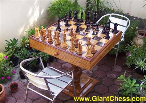 Giantchess 8 Wooden Chess Set