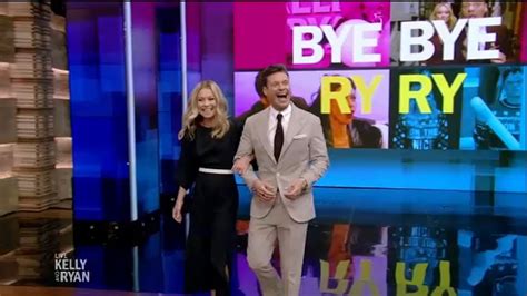 Live With Kelly And Ryan Says Goodbye To Ryan Seacrest Watch Moments