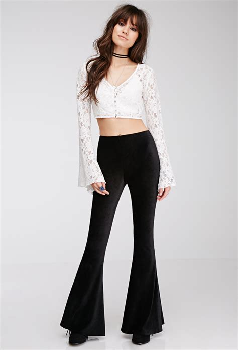 Forever 21 Lace Bell Sleeve Top Youve Been Added To The Waitlist In