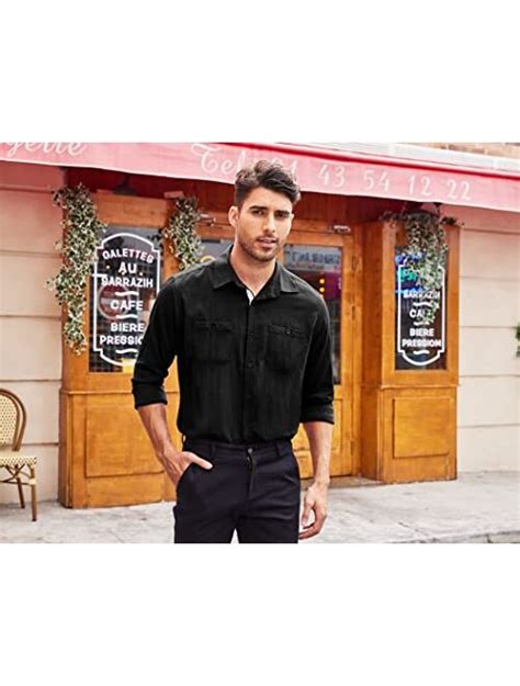Buy Coofandy Mens Slim Fit Dress Shirt Business Casual Button Down