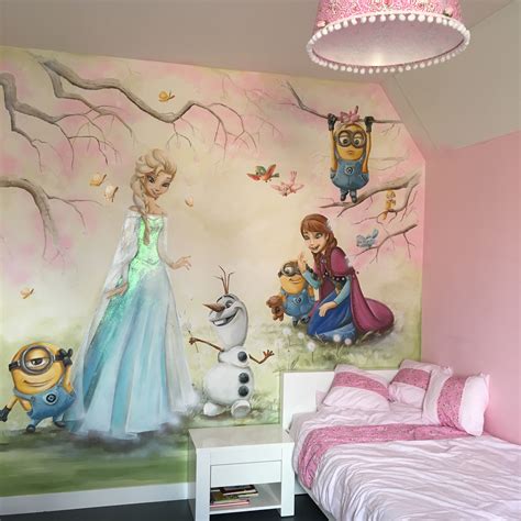 Pin By Amanda Weeks On Murals Art Wall Kids Bedroom Wall Paint Girl