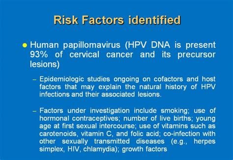 Human Papillomavirus Hpv Probably Is The Cause Of Almost All Cervical