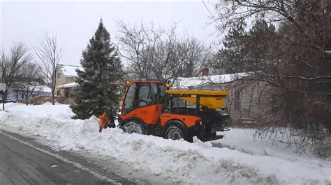 Wausau Sidewalk Snow Removal Gadgets Holder Tractor Youtube