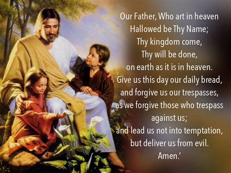 Understanding The Lords Prayer Line By Line Our Father Catholic