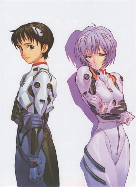 Shinji And Rei Neon Evangelion Neon Genesis Evangelion Evangelion