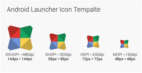 Icon drawables in a png or vector format. Designer's Guide - Android Launcher Icon Template - mReady