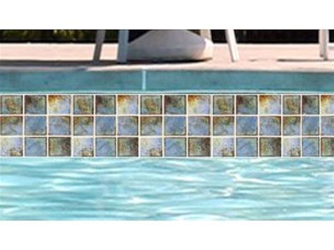 National Pool Tile Martinique Series Ocean Blue 2x2 Marf233