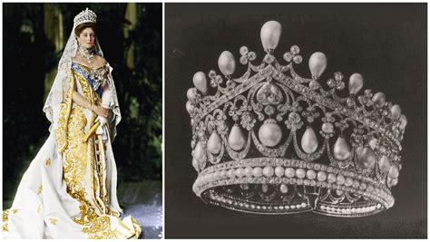 The Romanov Pearl Kokoshnik Tiara By Court Jeweler Bolin A Tiara Of Huge Pear Pearls And