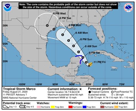 Tropical Storm Marco Develops The Times Of Houmathibodaux