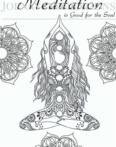 Free download 35 best quality coloring pages yoga at getdrawings. Chakra Coloring Pages at GetColorings.com | Free printable ...