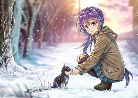 Cute Anime Dog Wallpapers Wallpaper Cave