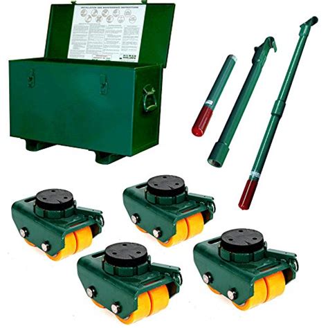 12 Ton Hilman Rollers Kbsp 12p Bull Dolly Machinery Skates Kit With