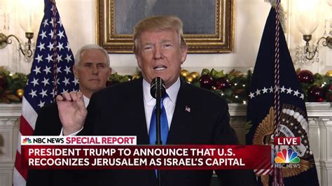 Trump Recognizes Jerusalem As Israels Capital Upending Us Policy