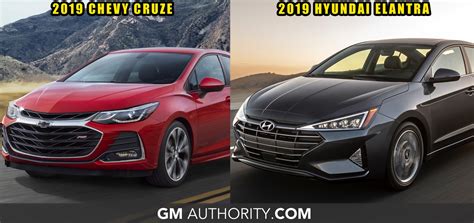 While the hyundai elantra provides a nice cabin, the cruze offers more space for rear passengers as well as cargo space. 2019 Hyundai Elantra Refresh Out-Styles 2019 Chevy Cruze ...