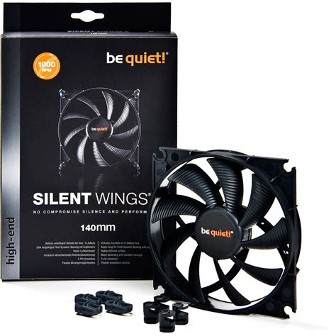Be Quiet Silent Wings 2 Pwm 140x140x25mm 1000 Umin 164 Dba Schwarz